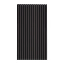 VEVOR koka līstu akustiskie paneļi, 600 × 1200 mm, MDF akcenta koka sienas paneļi modernam interjera dekoram, mākslīgā koka sienas paneļi trokšņu samazināšanai, melnā ozola krāsā