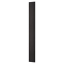 VEVOR koka līstu akustiskie paneļi, 200 × 2400 mm, MDF akcenta sienas paneļi modernam interjera dizainam, mākslīgā koka sienas paneļi trokšņu samazināšanai, melnā ozola krāsā