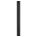 VEVOR koka līstu akustiskie paneļi, 200 × 2400 mm, MDF akcenta sienas paneļi modernam interjera dizainam, mākslīgā koka sienas paneļi trokšņu samazināšanai, melnā ozola krāsā