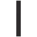 VEVOR koka līstu akustiskie paneļi, 200 × 2400 mm, MDF akcenta sienas paneļi modernam interjera dizainam, mākslīgā koka sienas paneļi trokšņu samazināšanai, melnā ozola krāsā