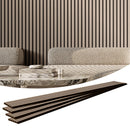 VEVOR koka līstu akustiskie paneļi, 200 × 2400 mm, MDF akcenta koka sienas paneļi modernam interjera dekoram, mākslīgā koka sienas paneļi trokšņu samazināšanai, sudrabkoka krāsā