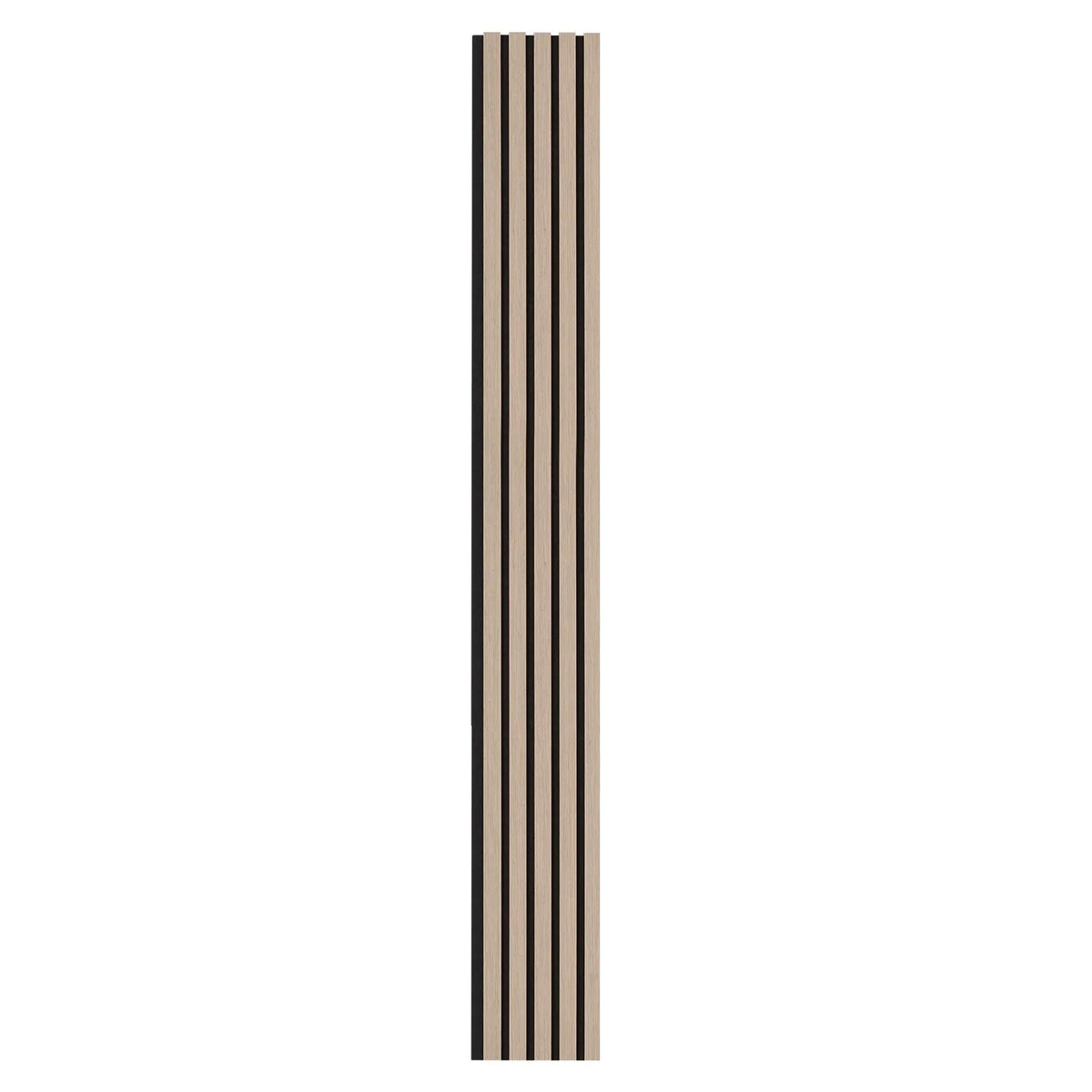 VEVOR koka līstu akustiskie paneļi, 200 × 2400 mm, MDF akcenta koka sienas paneļi modernam interjera dekoram, mākslīgā koka sienas paneļi trokšņu samazināšanai, sudrabkoka krāsā