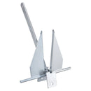 Fluke tipa enkura komplekts, 5,9 kg karsti cinkots tērauda Fluke enkurs ar 2,4 m ķēdi, 30,8 m virvi un divām 10 mm skavām, laivu enkurs mazām līdz 9 m garām laivām, piemērots jūrām, upēm un piekrastēm