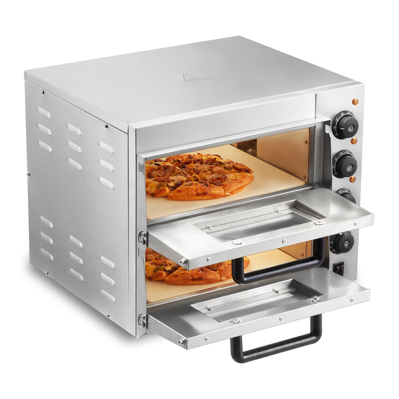 VEVOR komerciālā galda picas krāsns, elektriskā, līdz 35,6 cm picām