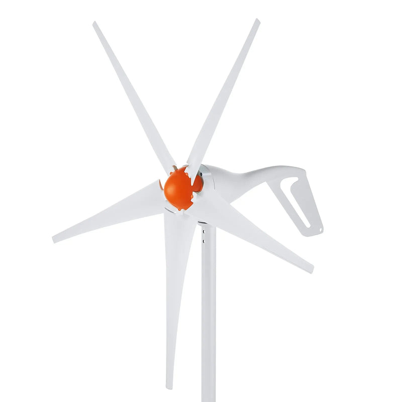 VEVOR 500 W vēja turbīnas ģenerators 12 V ar MPPT kontrolieri, 5 lāpstiņas, palaišanās vēja ātrums 2,5 m/s, regulējams vēja virziens, piemērots mājām, fermām, kemperiem un laivām