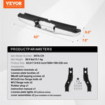 VEVOR Aizmugurējais soliņbampers, hromēts tērauda bampers Toyota Tacoma 1995-2004