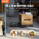 VEVOR digitālie pasta svari, 49,9 kg × 2 g, AC/DC barošana, LCD displejs