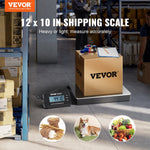 VEVOR  digitālie sūtījumu pasta svari, 200 kg ar precizitāti līdz 50 g, AC/DC, LCD Displejs