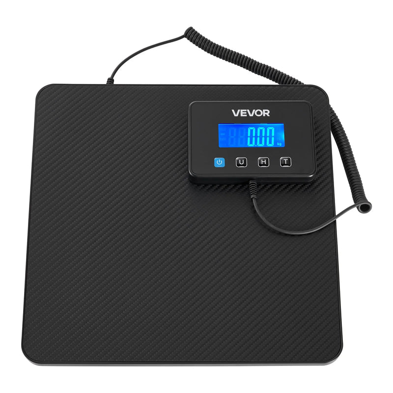 VEVOR digitālie pasta svari ar 10 g / 100 g dubulto precizitāti, 200 kg komerciālie svari ar turēšanas (Hold) / taras (Tare) funkciju un LCD displeju, paredzēti sūtījumiem, pasta nosūtījumiem un bagāžai, komplektā baterija un uzlādes kabelis