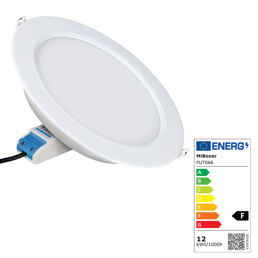 12 W RGB+CCT LED iebūvējamais gaismeklis ar 2,4 GHz vadību