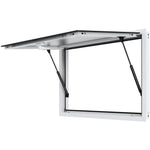 VEVOR 91 cm (G) × 61 cm (P) kioska apkalpošanas logs ar nojumi ēdināšanas treileriem