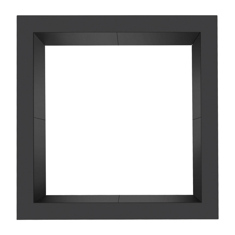 VEVOR kvadrātveida ugunskura gredzens – 106 × 106 cm ārējais tērauda DIY ugunskura ieliktnis