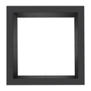 VEVOR kvadrātveida ugunskura gredzens – 106 × 106 cm ārējais tērauda DIY ugunskura ieliktnis
