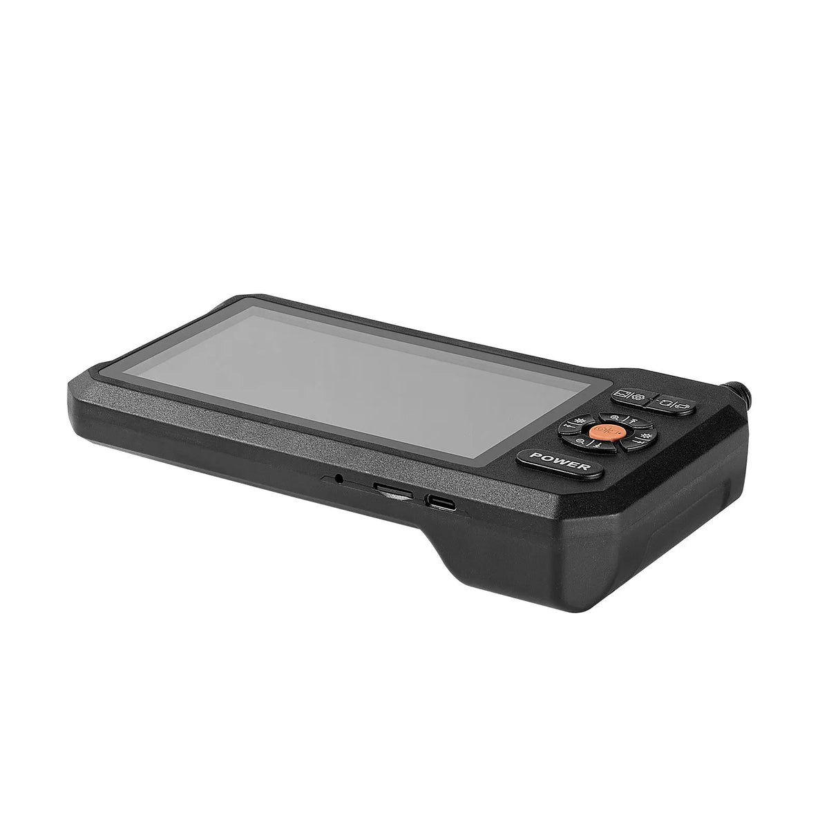 Двухкамерный эндоскоп VEVOR с подсветкой, HD-экран IPS диагональю 12,7 см, промышленный бороскоп с зондом 5,5 мм, 8-кратным зумом, степенью защиты IP67 и жёстким кабелем длиной 5 м для диагностики автомобилей и проверки трубопроводов