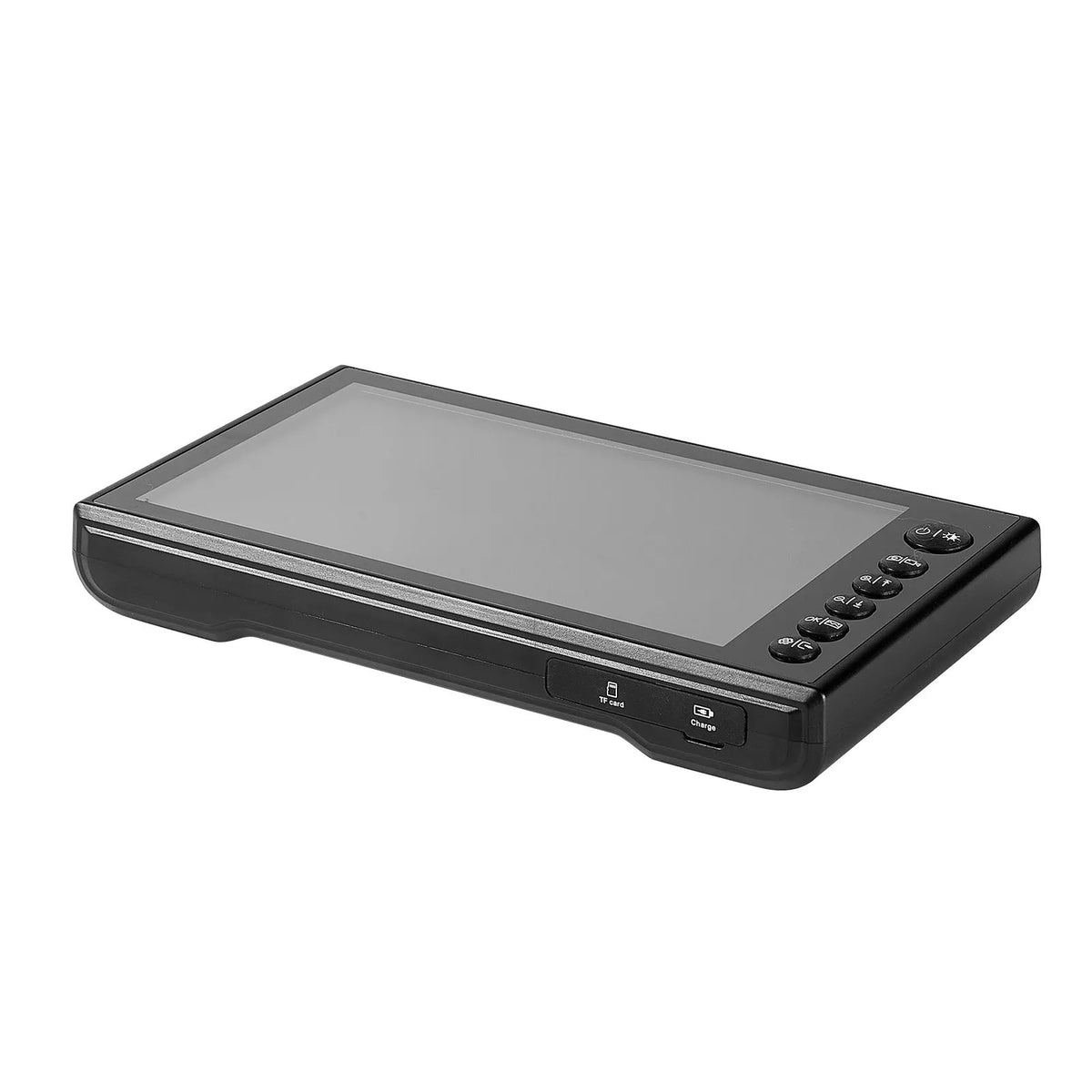 VEVOR trīskāršās kameras endoskops ar 17,8 cm HD IPS dalītā ekrāna displeju, 8× tālummaiņu, 5000 mAh akumulatoru, IP67 ūdensizturību un 5 m + 3 m kabeļiem auto diagnostikai, cauruļvadiem un tehniskām pārbaudēm