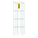 Tomātu balsti, 37 x 37 x 100 cm, 6 komplekti kvadrātveida augu balstu režģi, zaļi PVC pārklāti tērauda torņi kāpjošiem dārzeņiem, augiem, ziediem un augļiem