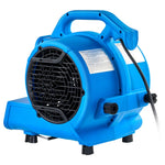 VEVOR grīdas ventilators, 1360 apgr./min, 1020 m³/h gaisa plūsma, ar 4 pūšanas leņķiem un 3 ātrumiem