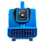 VEVOR grīdas ventilators, 1360 apgr./min, 1020 m³/h gaisa plūsma, ar 4 pūšanas leņķiem un 3 ātrumiem