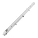 1270 mm  LED mitrumdrošais gaismeklis, jauda izvēlei 60 W / 50 W / 40 W, 5000 K, gaismas plūsma regulējama 5400 / 6400 / 7400 lm, IP65 ūdensizturīgs, piemērots stāvvietām, noliktavām, saldētavām, automazgātavām, komplektā 4 gab.