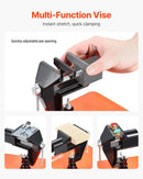 Magnetiline jootmisjaam kolmanda käega, 4 reguleeritavat hooba, klamber, 3x LED suurendaja, 4 PCB hoidikut ja 360° kuumaõhupüstoli hoidik, jootmisassistent elektroonikaremondiks, käsitööks ja DIY-projektideks