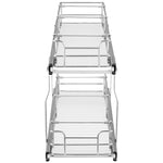 VEVOR 2-līmeņu izvelkamais skapja organizators zem izlietnes 21 x 22 cm