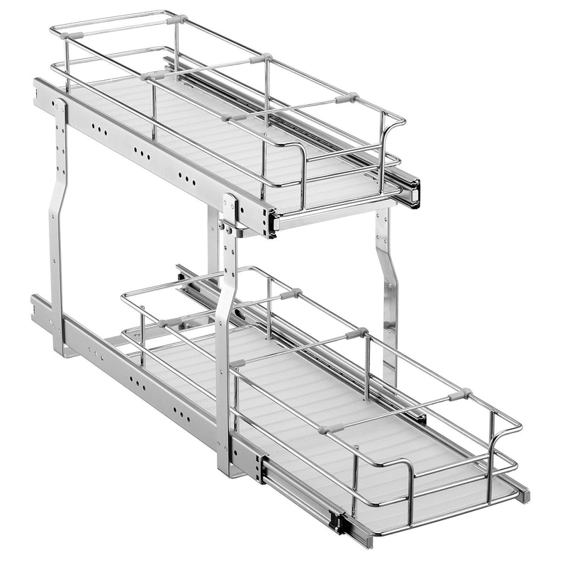 VEVOR 2-līmeņu izvelkamais skapja organizators zem izlietnes 21 x 22 cm