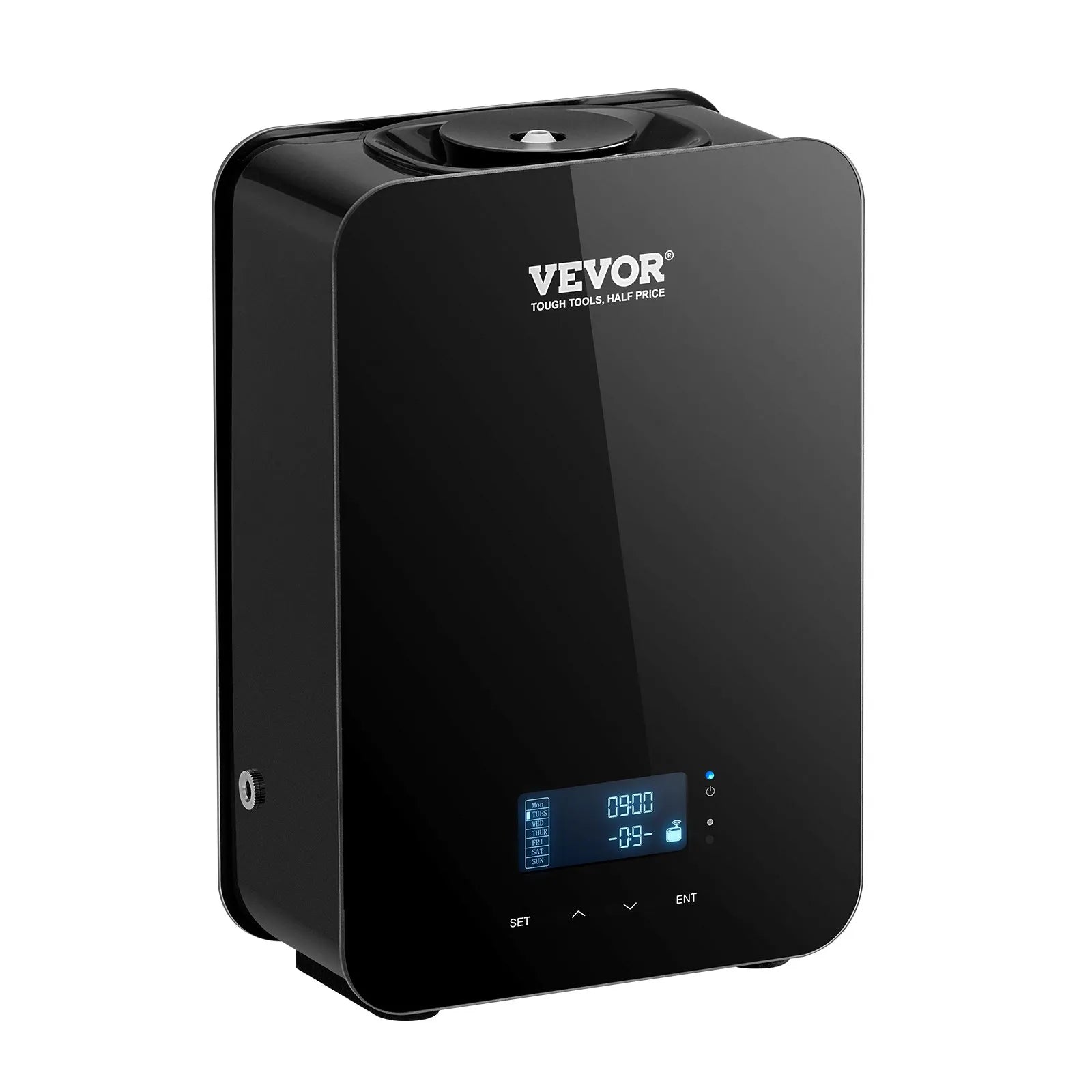 VEVOR Enhanced HVAC Aromatherapy Diffuser, a smart aromatherapy device for the home with a 180 ml tank and cold-air technology; a waterless essential oil diffuser for spaces up to 185 m², suitable for living rooms, offices, spas, and hotels