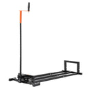 VEVOR teleskopiskais apkopes pacēlājs zāles pļāvējam, 400 kg celtspēja, ar kloķa rokturi un uzgali elektroinstrumentam, salokāms, melns