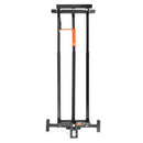 VEVOR teleskopiskais apkopes pacēlājs zāles pļāvējam, 400 kg celtspēja, ar kloķa rokturi un uzgali elektroinstrumentam, salokāms, melns