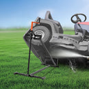 VEVOR teleskopiskais apkopes pacēlājs zāles pļāvējam, 400 kg celtspēja, ar kloķa rokturi un uzgali elektroinstrumentam, salokāms, melns