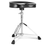 VEVOR bungu krēsls, augstums regulējams 540–670 mm, polsterēts sēdeklis ar neslīdošām kājām, 360° grozāms, līdz 227 kg slodze, ar 5A vālītēm