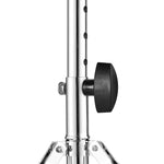 VEVOR regulējams bungu krēsls ar 490–585 mm augstumu, polsterētu sēdvirsmu, neslīdošām kājām, 5A bungu vicinātājiem un 150 kg slodzes kapacitāti; 360° rotējošs modelis bundziniekiem