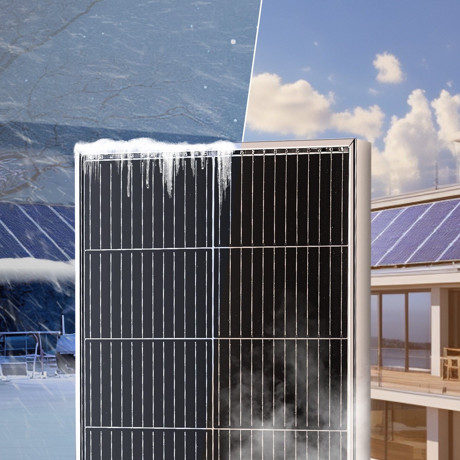 Available in 10 days! VEVOR 100W Monocrystalline Solar Panel Kit 12V Solar Panels and Charge Controller