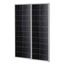 VEVOR 200W 12V monokristālisko saules paneļu komplekts  2 gab. ar lādētāja kontrolieri