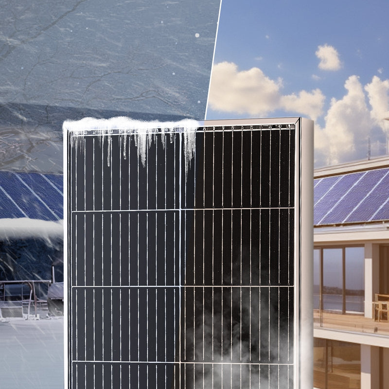 VEVOR 200W 12V monokristālisko saules paneļu komplekts  2 gab. ar lādētāja kontrolieri