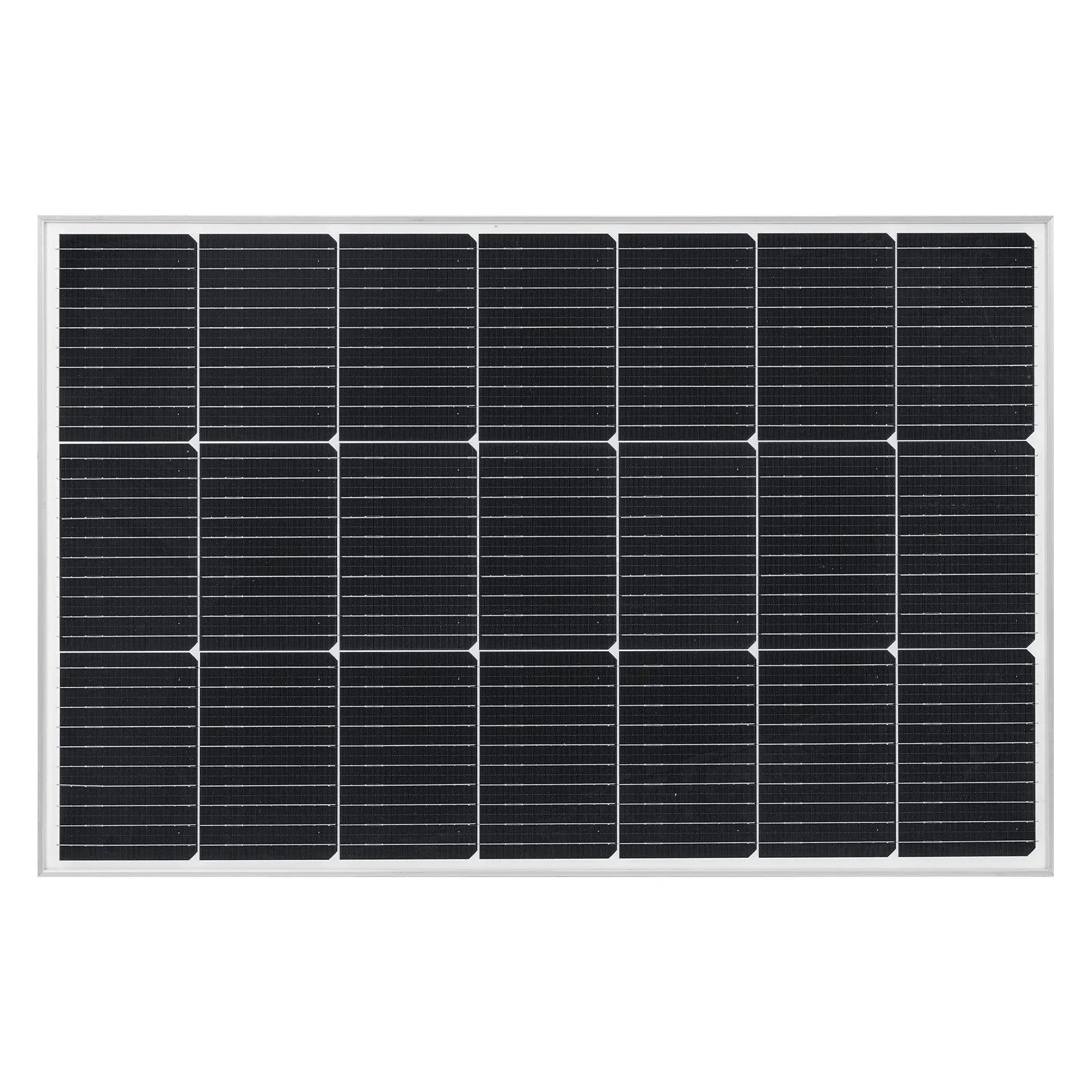 VEVOR 100 W monokristālisks saules panelis, 23 % augstas efektivitātes PV modulis ar stabilu MC4 pieslēgumu, alumīnija rāmis un IP65 aizsardzība, piemērots automobiļiem, laivām, kemperiem, plakaniem jumtiem un autonomām sistēmām