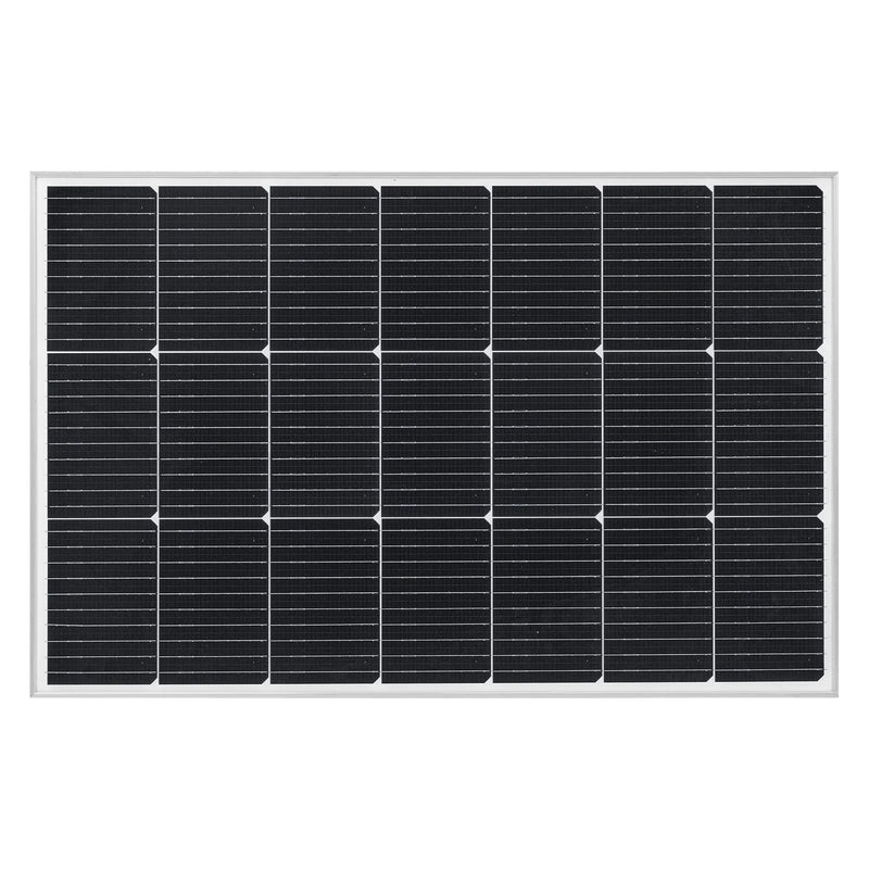 VEVOR 100 W monokristālisks saules panelis, 23 % augstas efektivitātes PV modulis ar stabilu MC4 pieslēgumu, alumīnija rāmis un IP65 aizsardzība, piemērots automobiļiem, laivām, kemperiem, plakaniem jumtiem un autonomām sistēmām