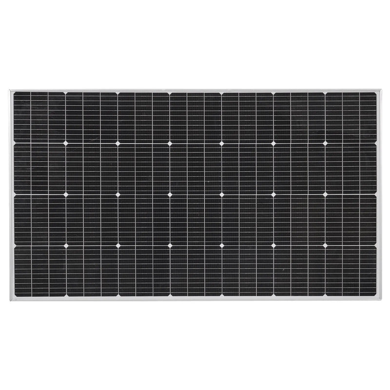 VEVOR monokristāliskais saules panelis 200 W, 23 % augstas efektivitātes PV modulis ar MC4 savienojumu un alumīnija rāmi, IP65 ūdensizturīgs saules panelis automašīnām, laivām, kemperiem, plakaniem jumtiem un autonomām sistēmām