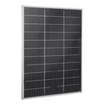 VEVOR 2 gab. 100 W bifaciālie saules paneļi, 23 % augstas efektivitātes N tipa monokristāliskais PV modulis ar MC4 izvadi un alumīnija rāmi, IP67 ūdensizturīgs saules panelis automašīnām, laivām, kemperiem, plakaniem jumtiem un autonomām sistēmām