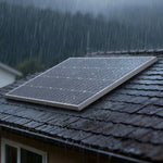 VEVOR 2 gab. 100 W monokristāliskie saules paneļi, 23 % augstas efektivitātes PV moduļi ar stabilu MC4 pieslēgumu, alumīnija rāmi un IP65 aizsardzību, piemēroti auto, laivām, kemperiem un autonomām jumta sistēmām