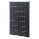 VEVOR 2 gab. 100 W monokristāliskie saules paneļi, 23 % augstas efektivitātes PV moduļi ar stabilu MC4 pieslēgumu, alumīnija rāmi un IP65 aizsardzību, piemēroti auto, laivām, kemperiem un autonomām jumta sistēmām