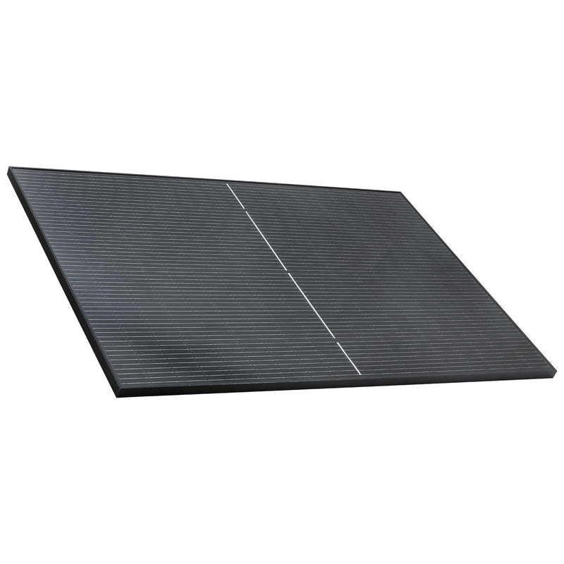 VEVOR 2 gab. 400 W monokristāliskie saules paneļi, 23 % augstas efektivitātes mono PV modulis ar stabilu MC4 izvadi un alumīnija rāmi, IP65 ūdensizturīgs saules panelis automašīnām, laivām, kemperiem, plakaniem jumtiem un autonomām sistēmām