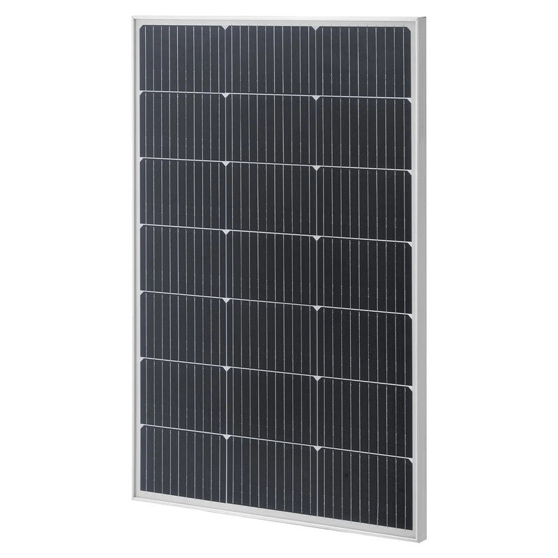 VEVOR monokristāliskie saules paneļi 4 × 100 W, 23 % augstas efektivitātes PV moduļi ar MC4 savienojumu un alumīnija rāmi, IP65 ūdensizturīgi saules paneļi automašīnām, laivām, kemperiem, plakaniem jumtiem un autonomām sistēmām