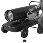 220V 50 kW torpedo heater on wheels – diesel/kerosene, adjustable temperature
