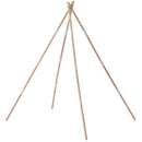 VEVOR bērnu rotaļu telts Teepee, telts bērniem 1–5 gadu vecumā ar paklājiņu un dekoratīvām plīša bumbiņām, bērnu telts ar logiem lietošanai telpās un ārā, piemērota zēniem un meitenēm, bēša