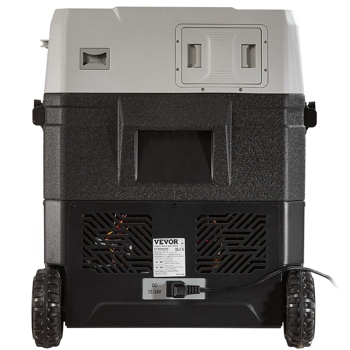 53L VEVOR automašīnas ledusskapis/saldētava, ideāls risinājums automašīnām, kravas automašīnām, treileriem, laivām, kā arī lietošanai mājās vai āra aktivitātēs, piemēram, ceļojumos, makšķerēšanā un kempingā.