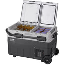 40L VEVOR pārnēsājams auto ledusskapis/saldētavas kompresors, divas zonas