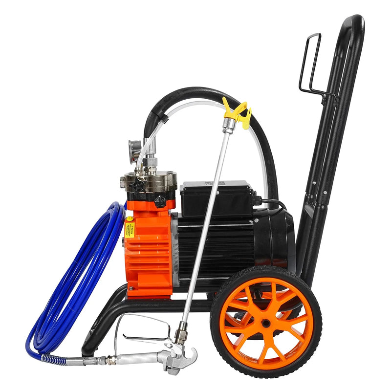 Ratiņu tipa bezgaisa krāsošanas aparāts ar diafragmas sūkni, 1100 W
