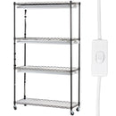 VEVOR augu stends ar augšanas gaismām, 4 līmeņi, 180W, 150 cm