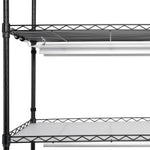Augu statīvs ar augu lampām, 6 līmeņi, 150 W, 180 cm augsts augu audzēšanas plaukts
